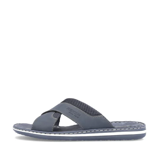 Rieker Herren Pantoletten marineblau