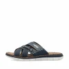 Rieker Herren Pantoletten marineblau