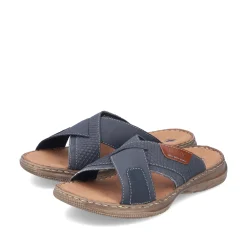 Rieker Herren Pantoletten schieferblau