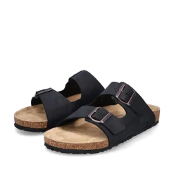 Rieker Herren Pantoletten marineblau