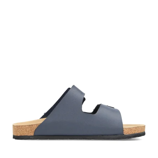 Rieker Herren Pantoletten schieferblau