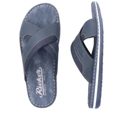 Rieker Herren Pantoletten marineblau