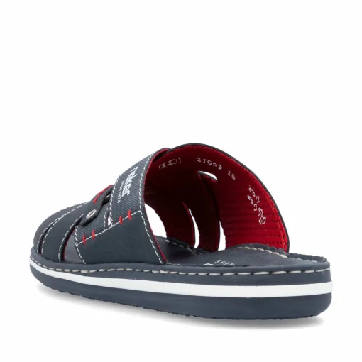 Rieker Herren Pantoletten marineblau