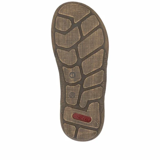 Rieker Herren Pantoletten kaffeebraun
