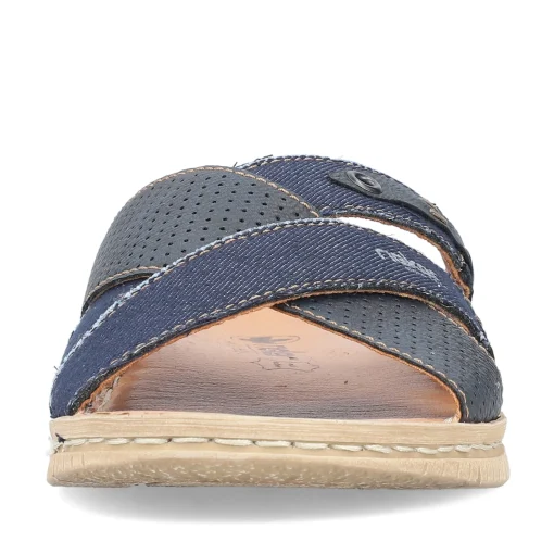Rieker Herren Pantoletten marineblau