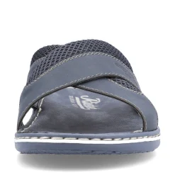 Rieker Herren Pantoletten marineblau