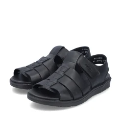 Rieker Herren Sandalen mitternachtsschwarz