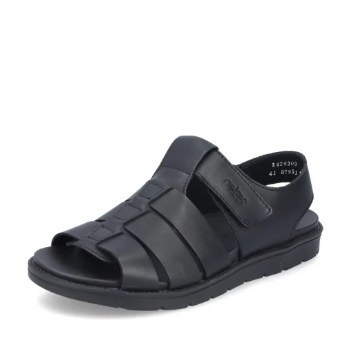 Rieker Herren Sandalen mitternachtsschwarz