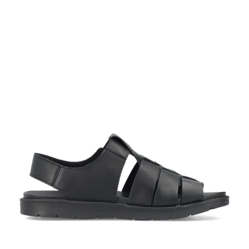Rieker Herren Sandalen mitternachtsschwarz