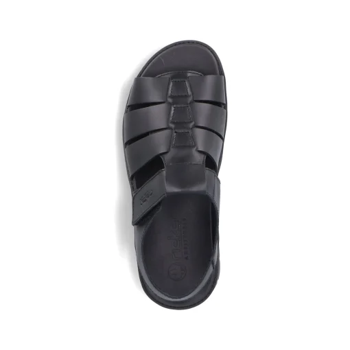 Rieker Herren Sandalen mitternachtsschwarz