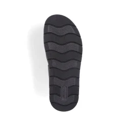 Rieker Herren Sandalen mitternachtsschwarz