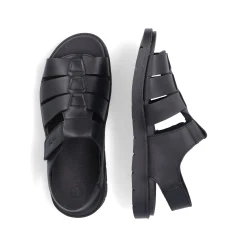 Rieker Herren Sandalen mitternachtsschwarz