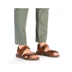 Rieker Herren Sandalen nussbraun