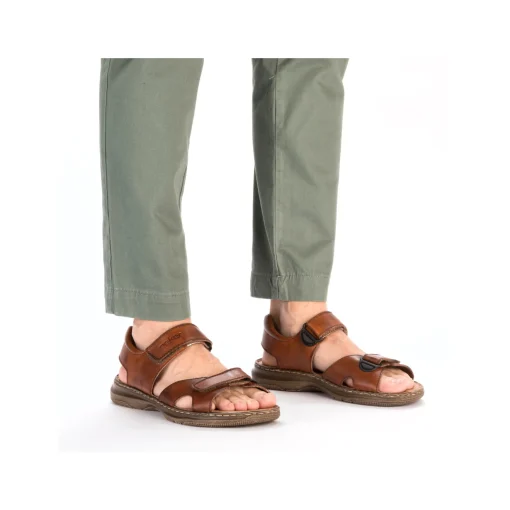 Rieker Herren Sandalen nussbraun