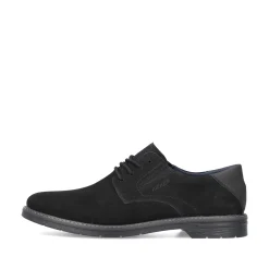 Rieker Herren Schnürschuhe tiefschwarz
