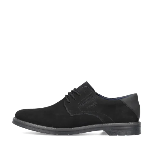 Rieker Herren Schnürschuhe tiefschwarz
