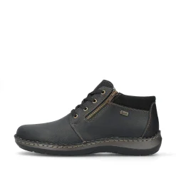Rieker Herren Schnürschuhe asphaltschwarz