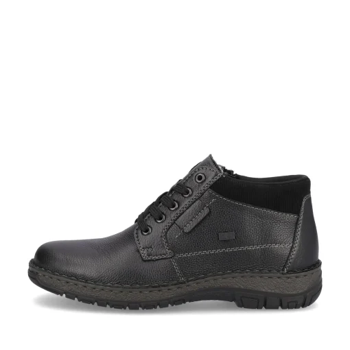 Rieker Herren Schnürschuhe graphitschwarz