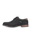 Rieker Herren Schnürschuhe graphitschwarz