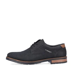 Rieker Herren Schnürschuhe graphitschwarz