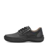 Rieker Herren Schnürschuhe nachtschwarz