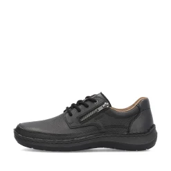 Rieker Herren Schnürschuhe nachtschwarz