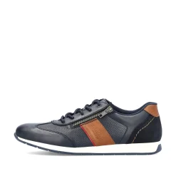 Rieker Herren Schnürschuhe ozeanblau