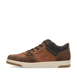 Rieker Herren Schnürschuhe fuchsbraun