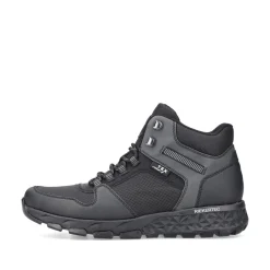 Rieker Herren Schnürschuhe tiefschwarz