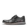 Rieker Herren Schnürschuhe stahlschwarz