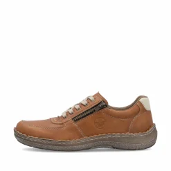 Rieker Herren Schnürschuhe karamellbraun