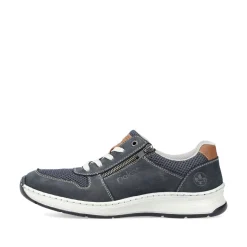Rieker Herren Schnürschuhe ozeanblau