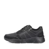 Rieker Herren Schnürschuhe asphaltschwarz