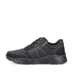 Rieker Herren Schnürschuhe asphaltschwarz