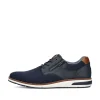 Rieker Herren Schnürschuhe azurblau