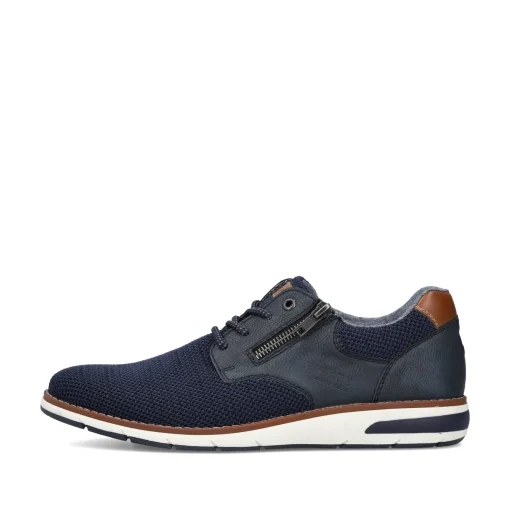 Rieker Herren Schnürschuhe azurblau