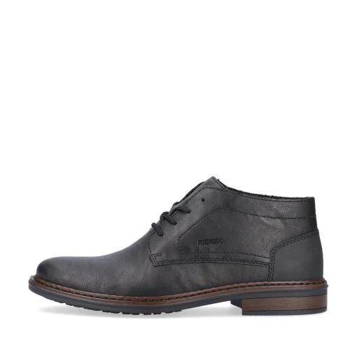 Rieker Herren Schnürschuhe tiefschwarz