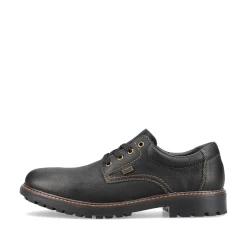 Rieker Herren Schnürschuhe nachtschwarz
