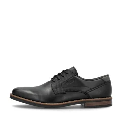 Rieker Herren Schnürschuhe nachtschwarz