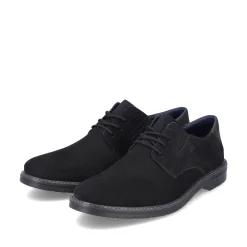 Rieker Herren Schnürschuhe tiefschwarz