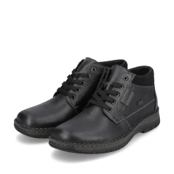 Rieker Herren Schnürschuhe graphitschwarz