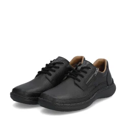Rieker Herren Schnürschuhe nachtschwarz
