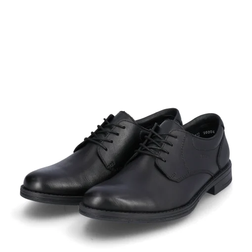 Rieker Herren Schnürschuhe mitternachtsschwarz