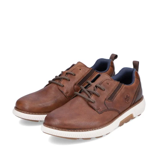Rieker Herren Schnürschuhe kastanienbraun