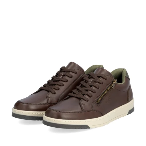 Rieker Herren Schnürschuhe holzbraun