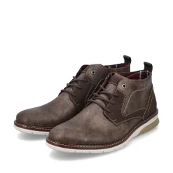 Rieker Herren Schnürschuhe graubraun