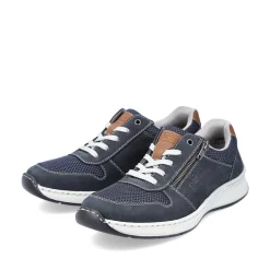 Rieker Herren Schnürschuhe ozeanblau