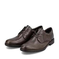 Rieker Herren Schnürschuhe dunkelbraun