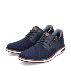 Rieker Herren Schnürschuhe azurblau