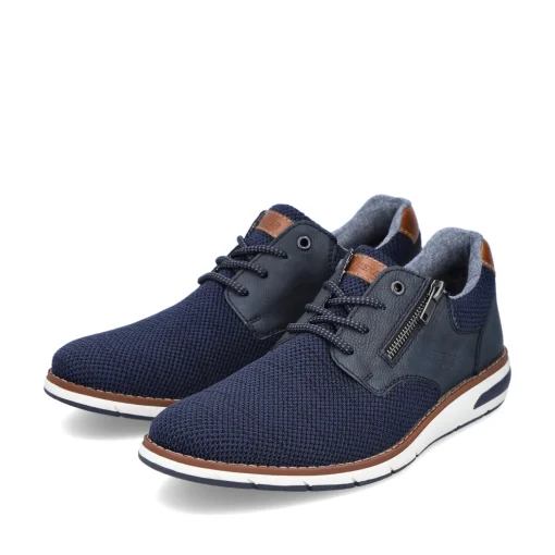 Rieker Herren Schnürschuhe azurblau